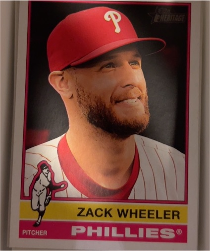 2025 Topps Heritage #65 Zack Wheeler — front