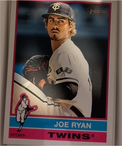 2025 Topps Heritage #276 Joe Ryan — front