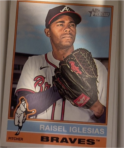 2025 Topps Heritage #284 Raisel Iglesias — front