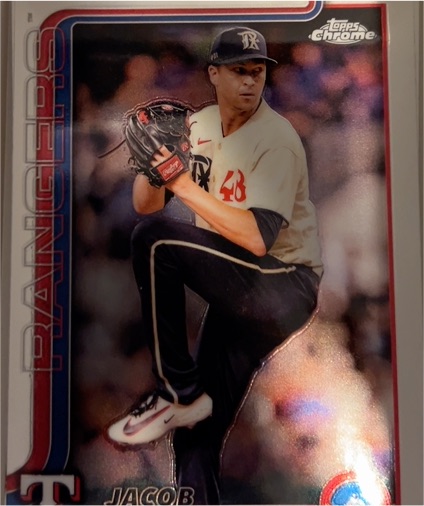 2025 Topps Chrome #214 Jacob deGrom — front