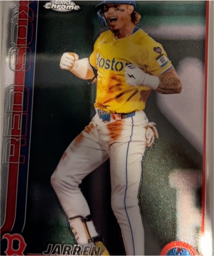 2025 Topps Chrome #79 Jarren Duran — front