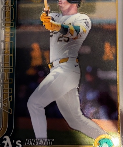 2025 Topps Chrome #54 Brent Rooker Athletics — front