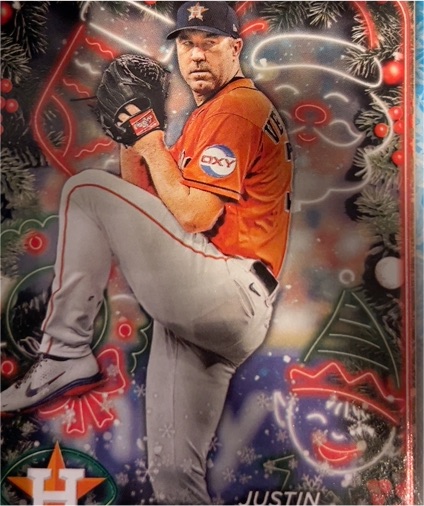 2024 Topps Holiday #H68 Justin Verlander — front