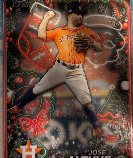 2024 Topps Holiday #H8 Jose Altuve — front