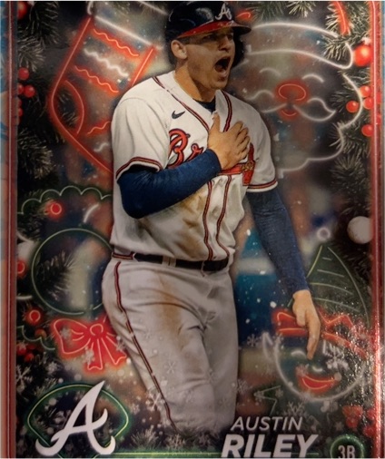 2024 Topps Holiday #H172 Austin Riley — front