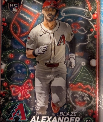 2024 Topps Holiday #H69 Blaze Alexander — front