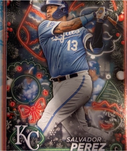 2024 Topps Holiday #H3 Salvador Perez — front