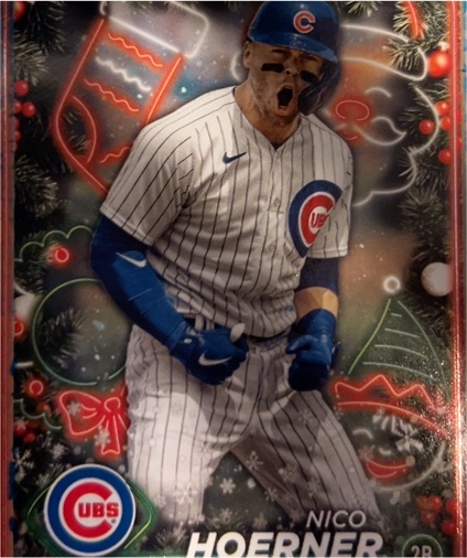2024 Topps Holiday #H123 Nico Hoerner — front