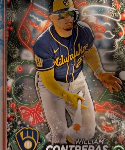 2024 Topps Holiday #H62 William Contreras — front