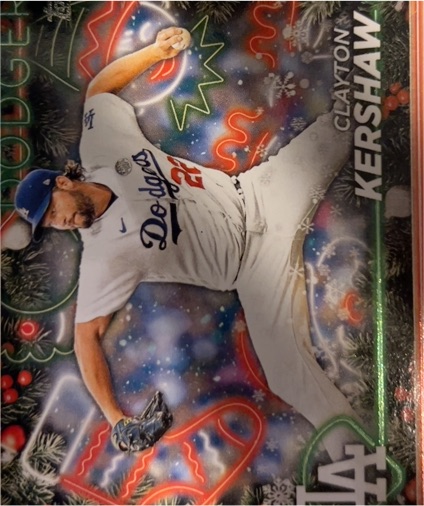 2024 Topps Holiday #H92 Clayton Kershaw — front
