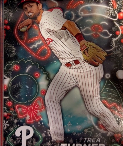 2024 Topps Holiday #H43 Trea Turner — front