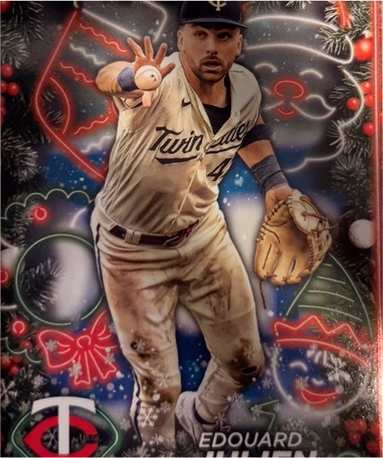 2024 Topps Holiday #H174 Edouard Julien — front