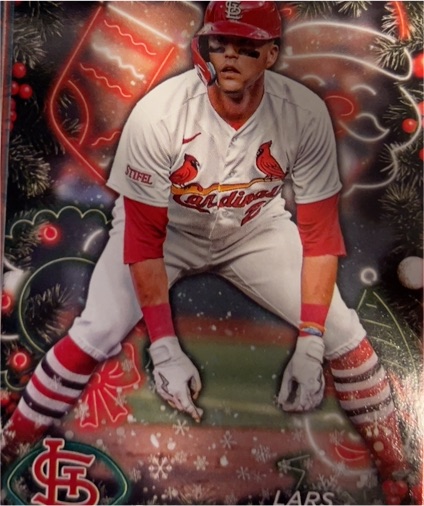 2024 Topps Holiday #H96 Lars Nootbaar — front