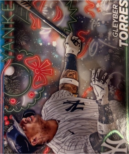 2024 Topps Holiday #H101 Gleyber Torres — front