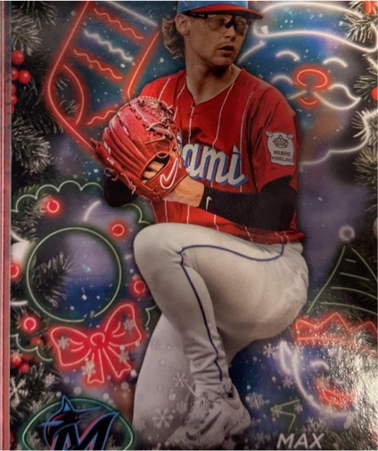 2024 Topps Holiday #H106 Max Meyer — front
