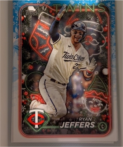 2024 Topps Holiday #H34 Ryan Jeffers — front