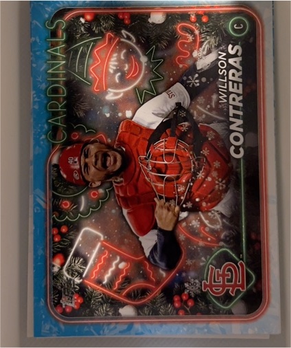 2024 Topps Holiday #H81 Willson Contreras — front