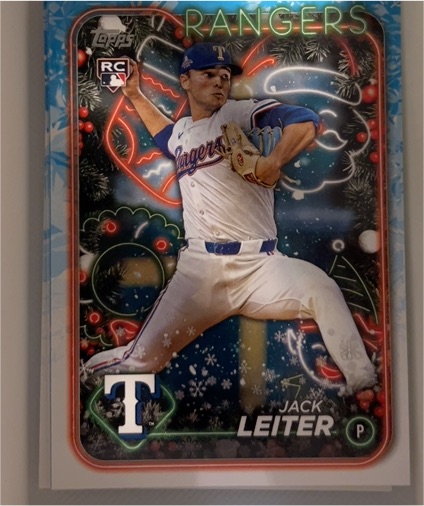 2024 Topps Holiday #H155 Jack Leiter — front