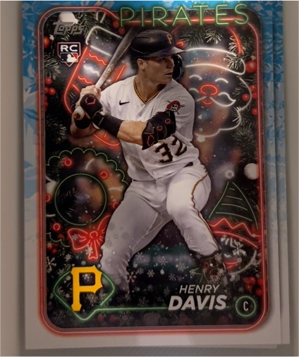 2024 Topps Holiday #H187 Henry Davis — front