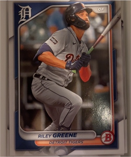 2024 Bowman #16 Riley Greene — front