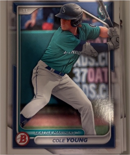 2024 Bowman Prospects #BP-112 Cole Young — front