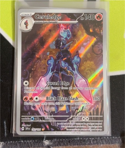 2024 Pokémon SV08: Surging Sparks #197 Ceruledge — front