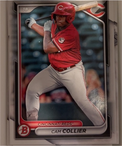 2024 Bowman Prospects #BP-13 Cam Collier — front