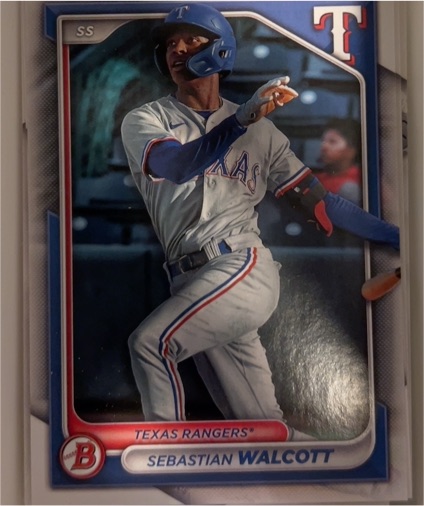 2024 Bowman Prospects #BP-81 Sebastian Walcott — front