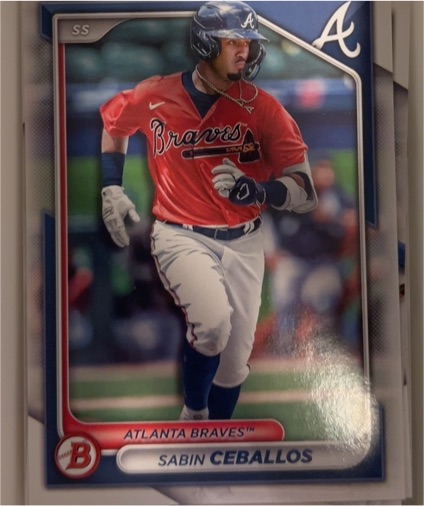 2024 Bowman #BP-130 Sabin Ceballos — front