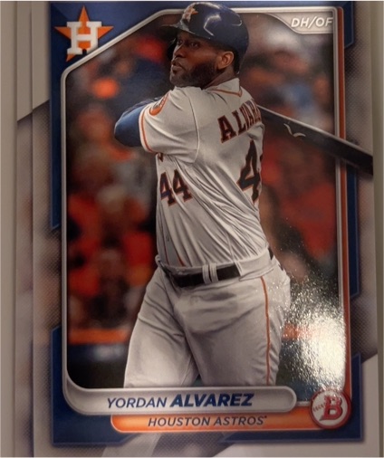 2024 Bowman #53 Yordan Alvarez — front