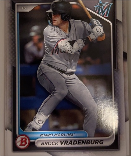 2024 Bowman #BP-62 Brock Vradenburg — front