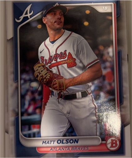 2024 Bowman #54 Matt Olson — front