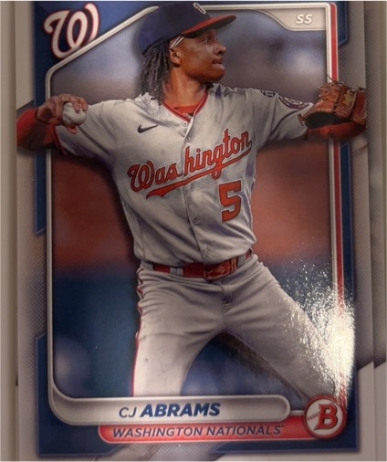 2024 Bowman #26 CJ Abrams — front