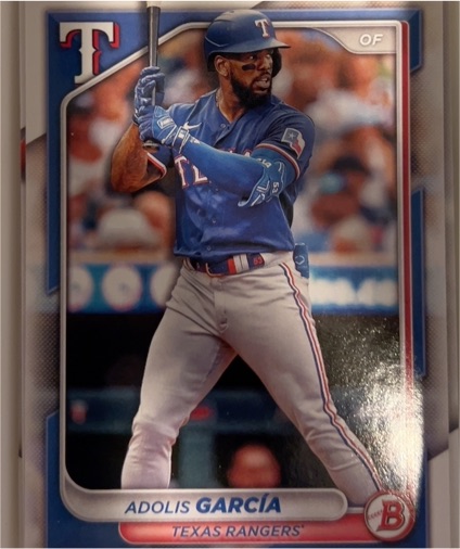 2024 Bowman #6 Adolis García — front