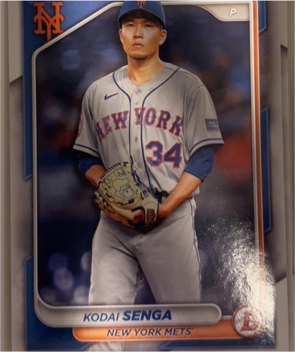 2024 Bowman #1 Kodai Senga — front