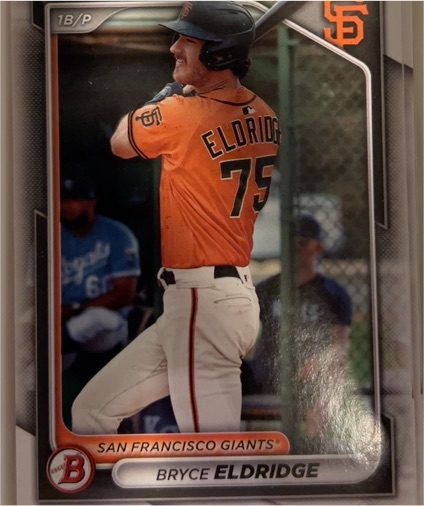 2024 Bowman #BP-134 Bryce Eldridge — front