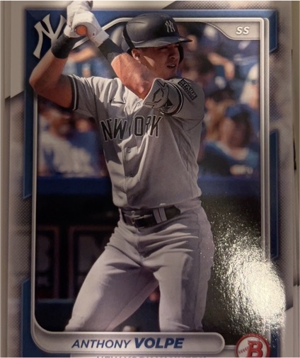 2024 Bowman #76 Anthony Volpe — front