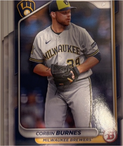 2024 Bowman #45 Corbin Burnes — front