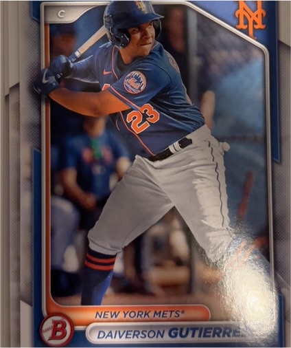 2024 Bowman #BP-59 Daiverson Gutierrez — front