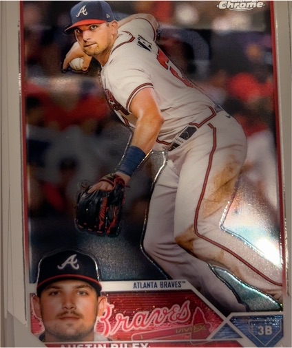 2023 Topps Chrome #66 Austin Riley — front