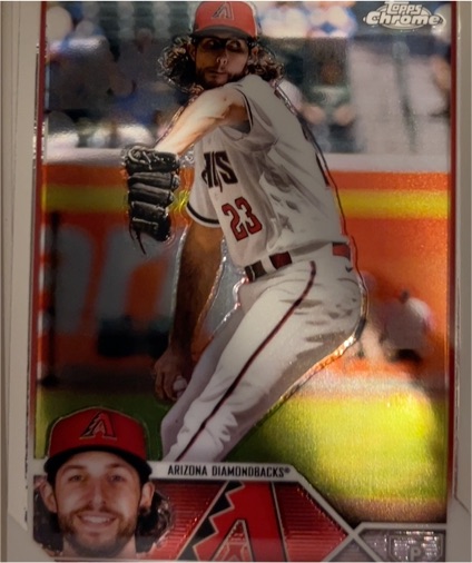 2023 Topps Chrome #49 Zac Gallen — front