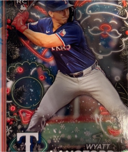 2024 Topps Holiday #H113 Wyatt Langford — front