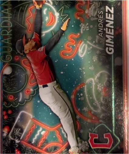 2024 Topps Holiday #H58 Andrés Giménez — front