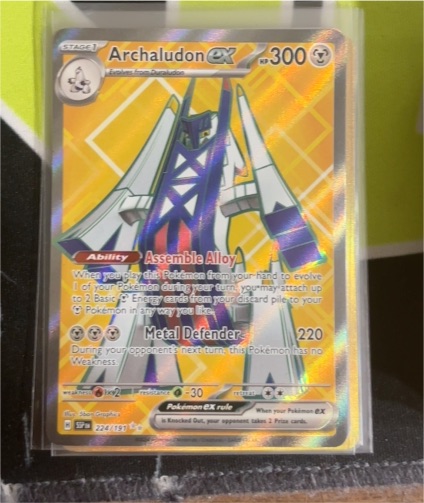 2024 Pokemon SV08 Surging Sparks #224 Archaludon ex — front
