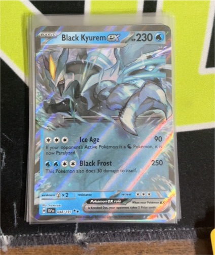 2024 Pokémon TCG Surging Sparks #048 Black Kyurem ex — front