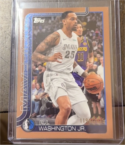 2025-26 Topps #173 P.J. Washington Jr. — front