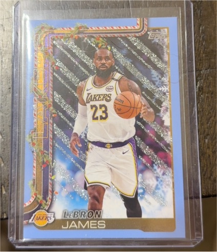 2025-26 Topps Holiday #H119 LeBron James — front