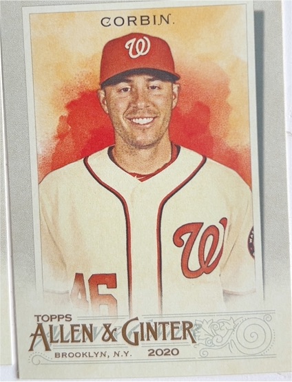 2020 Topps Allen & Ginter #142 Patrick Corbin — front