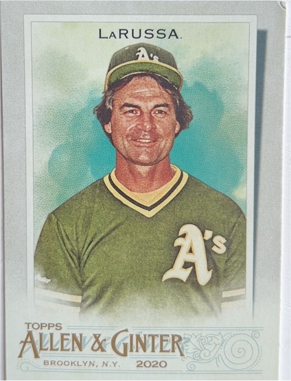 2020 Topps Allen & Ginter #319 Tony LaRussa — front