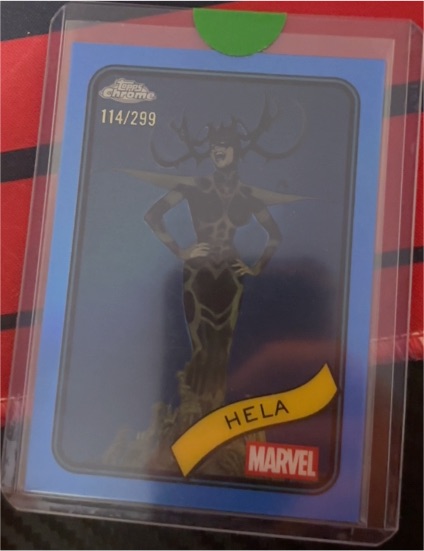 2025 Topps Chrome Marvel #114 Hela — front